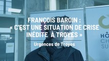 François Baroin :  « C'est une situation de crise inédite à Troyes »