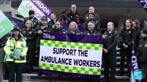 UK's strikes: Chaos continues as ambulance workers walk out