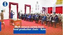 We'll remove cartels from food production chain - Ruto