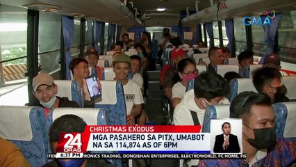 Ilang chance passenger, matiyagang nag-abang sa PITX para makauwi sa kani-kanilang probinsya | 24 Oras