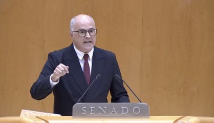 La encendida intervención de un senador del PP contra el PSOE