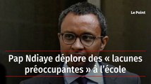 Pap Ndiaye déplore des « lacunes préoccupantes » à l’école