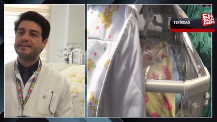 Tekirdağ’da doğan 310 gramlık bebek