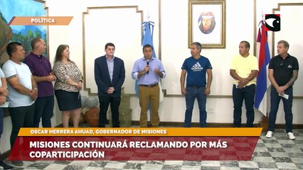 Misiones continuará reclamando por más coparticipación