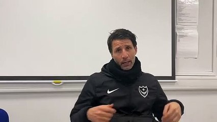 Danny Cowley pre Exeter