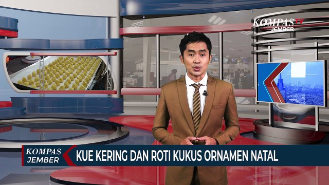 Produsen Kue Kering dan Roti Kukus Ornamen Natal Banjir Pesanan