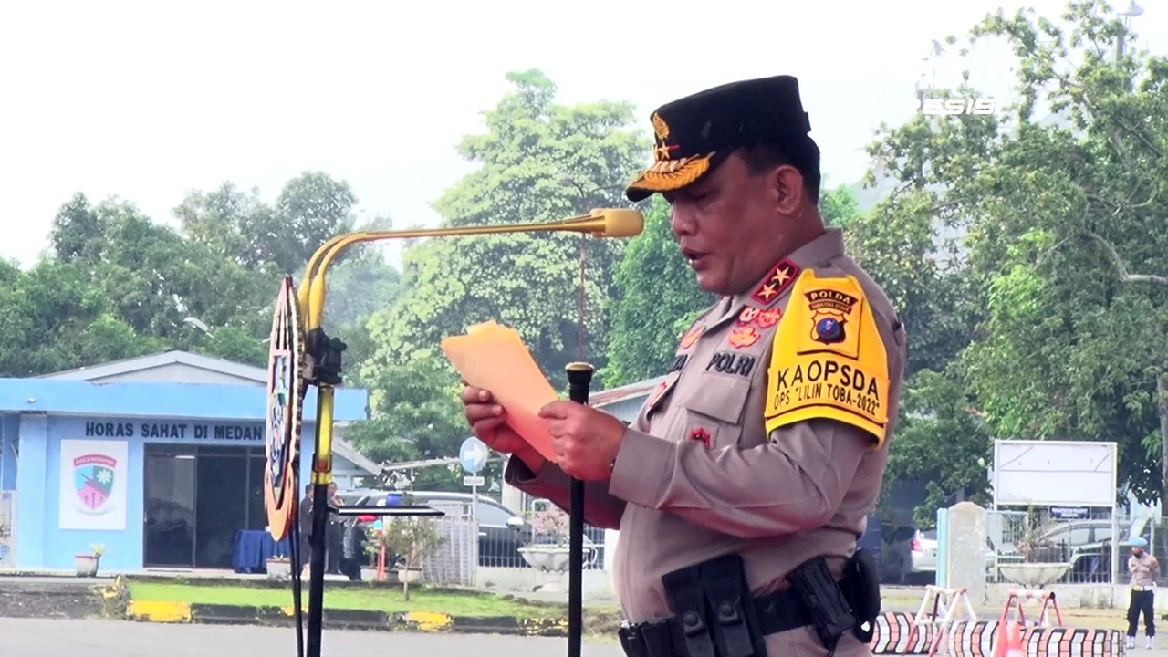 Gelar Pasukan Ops Lilin Toba 2022, Kapolda Sumut Jamin Keamanan
