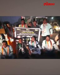 जळगावात शिंदे सरकारच्या विरोधात राष्ट्रवादीचं रास्ता रोको आंदोलन