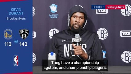 Tải video: Warriors not to be underestimated amid injury crisis - Durant