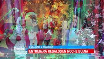 Papá Noel a domicilio  entregará regalos