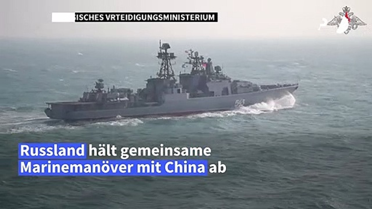 Russland hält gemeinsames Marinemanöver mit China ab