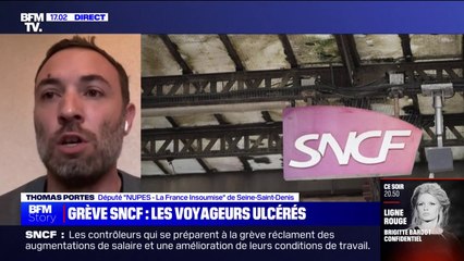 Download Video: Thomas Portes, député LFI sur la grève SNCF: 