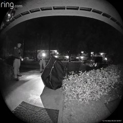 Homeless Man Takes Shelter Under Grill Cover Before Being Arrested