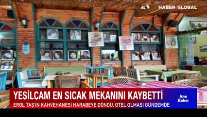 Erol Taş Kahvehanesi harabeye döndü