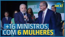 Lula anuncia 16 ministros, com 6 mulheres