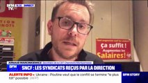 Les syndicats reçus par la direction de la SNCF: 