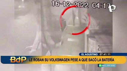 El Agustino: roban Volkswagen de colección y dueño pide ayuda para encontrarlo