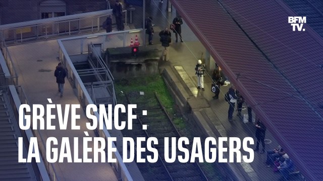 Grève SNCF: la galère des usagers