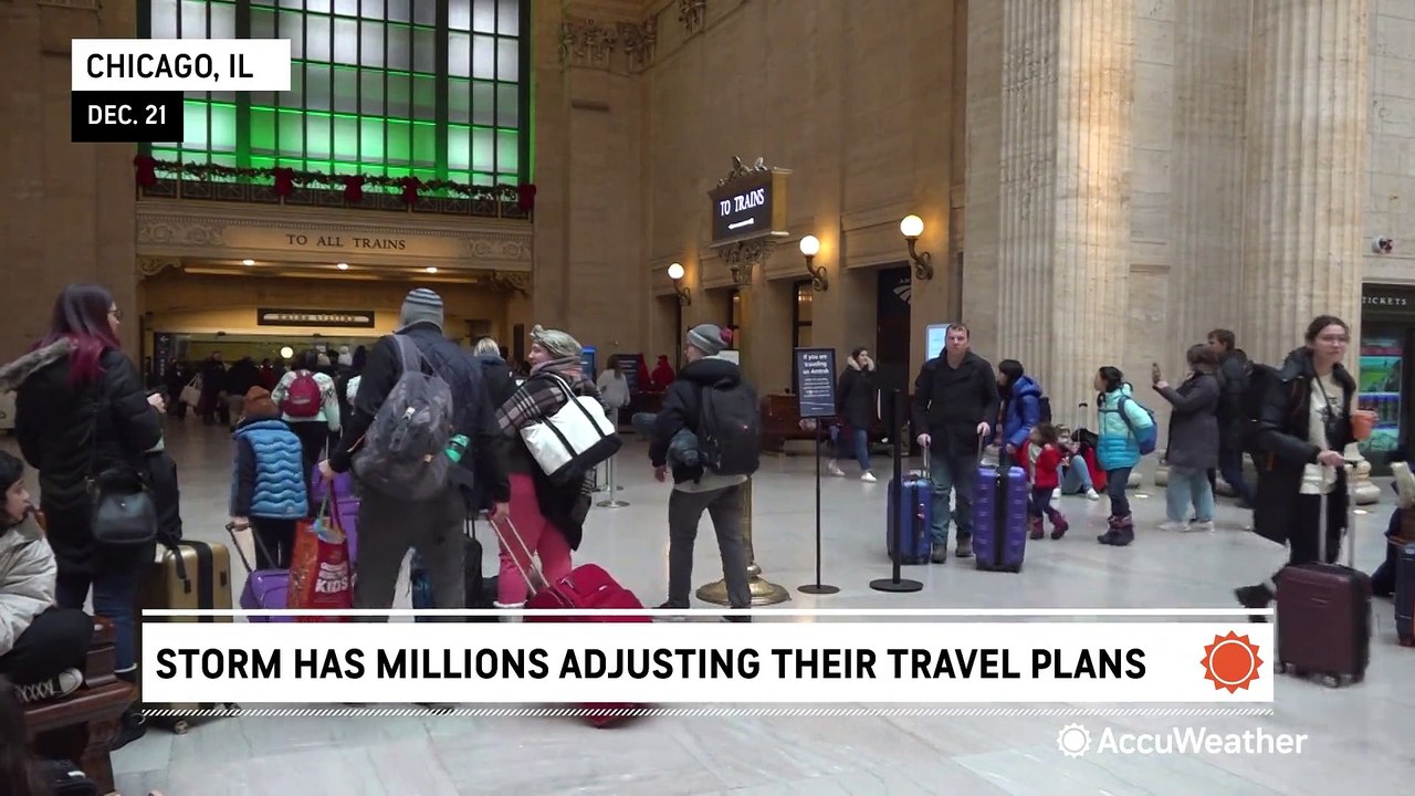 Travel rush before the winter storm