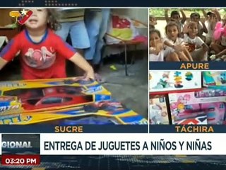 Download Video: Un total de 285 mil juguetes serán distribuidos en los 15 municipios del estado Sucre