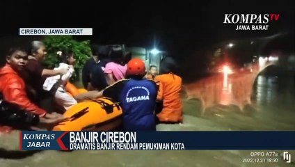 Banjir 1,5 Meter Rendam 300 Rumah Di Cirebon