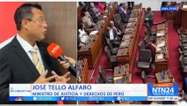 “Las encuestas señalan que la gente quiere nuevas elecciones con reforma política”: Ministro de Justicia de Perú