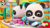 Baby Panda Gas Station Attendants | Little Bus is Hungry | Kids Role Play | BabyBus