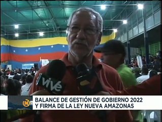 Gobernación del edo. Amazonas ofrece balance de gestión del 2022