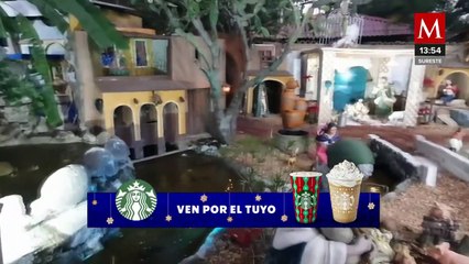 Familia Barba coloca su tradicional nacimiento gigante, Guadalajara