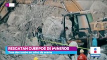 Rescatan dos cuerpos de mineros en Morelos tras 10 horas de estar sepultados