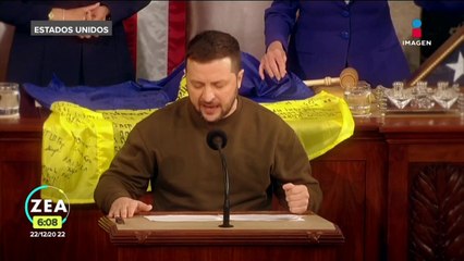 Volodímir Zelenski agradeció apoyo de EUA durante la guerra