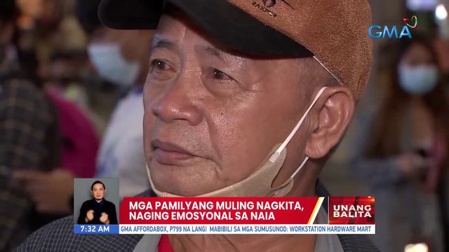 Mga pamilyang muling nagkita, naging emosyonal sa NAIA | UB