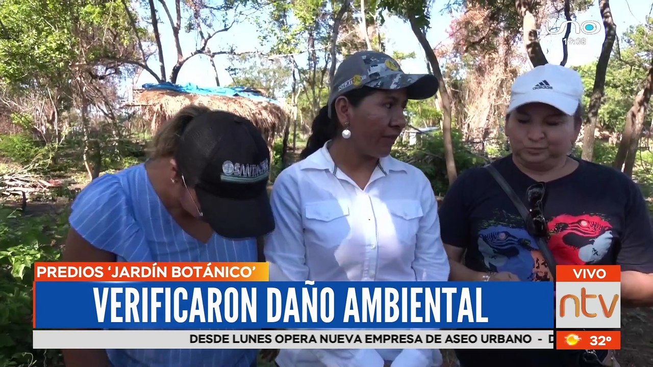 Verifican daño ambiental en predios del jardin botanico
