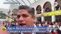 Becas Benito Juárez reducen deserción y alejan a jóvenes del crimen