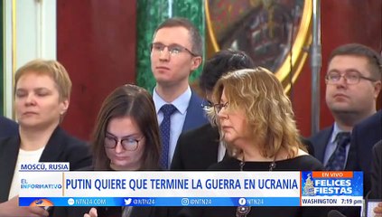 Vladímir Putin afirma que quiere que la guerra termine "cuanto antes"