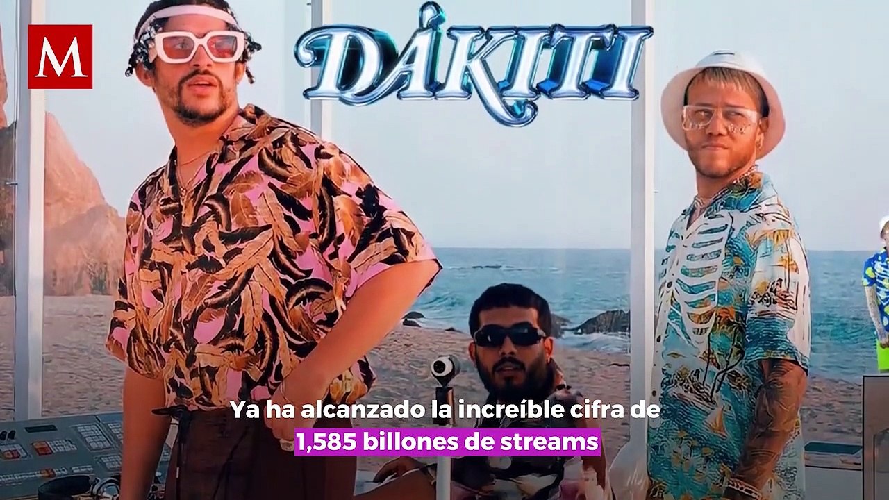 Dákiti' de Bad Bunny es la canción en español más escuchada en Spotify