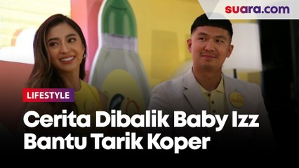 Nikita Willy Ungkap Cerita Baby Izz Bantu Tarik Koper yang Viral