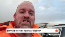 Denver's record temperature drop
