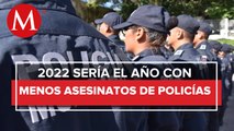 390 policías fueron asesinados en todo México durante el 2022