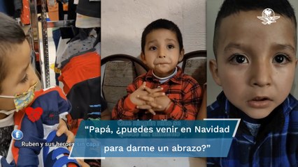 Niño se hace viral al pedir como regalo de navidad que su papá regrese