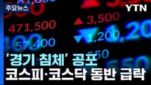 '경기 침체' 공포...코스피·코스닥, 동반 급락 / YTN