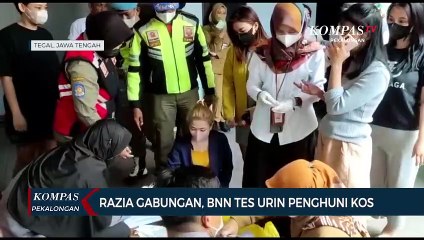 Razia Gabungan, BNN Tes Urin Penghuni Kos