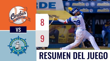 Resumen Caribes vs Magallanes 22-dic