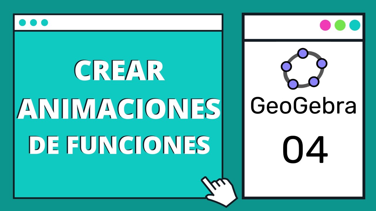 ¿Cómo crear animaciones de  funciones en GeoGebra?