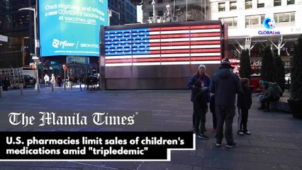 U.S. pharmacies limit sales of children's medications amid "tripledemic"