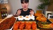 ASMR MUKBANG FRIED CHICKEN AND BLACK BEAN NOODLES EATING SOUND