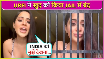 Shocking! Urfi Javed Locks Herself Inside Jail, Says Pure India Ko Mujhe Bandh...