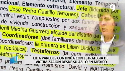 Lilia Paredes: exprimera dama pide atención especial a salud de Pedro Castillo desde México