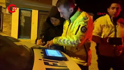 Toplam 8 kez 'dur' ihtarına uymayan sürücü: 'Çocuk olunca mecbur kaldım'