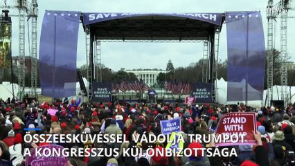 Összeesküvéssel vádolják Donald Trumpot a Capitolium ostroma miatt